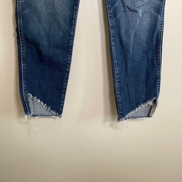 Madewell • 10" High Rise Skinny Jeans Cutout Tulip Hem Edition Matson Wash - Picture 3 of 8